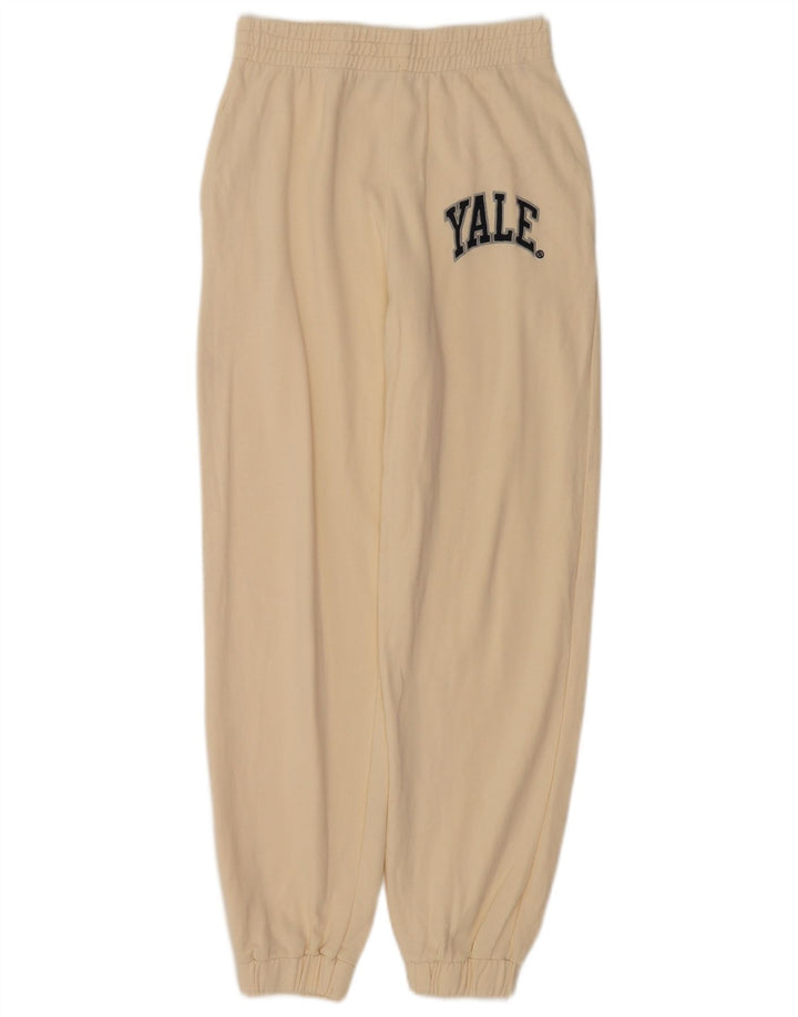 Damskie spodnie dresowe Zara Joggers UK 12 Medium Off White