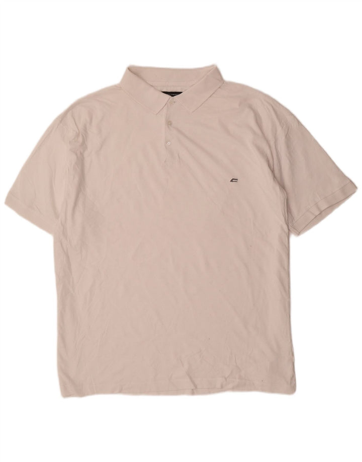 Męska koszulka polo French Connection 2XL, biała bawełna