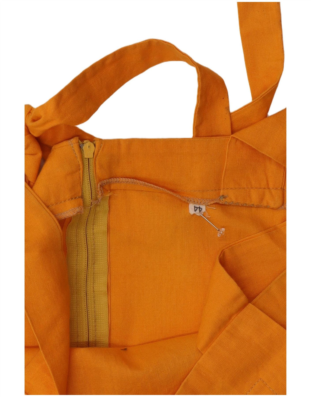 Damska sukienka bez rękawów w stylu vintage IT 44, średnia pomarańcza