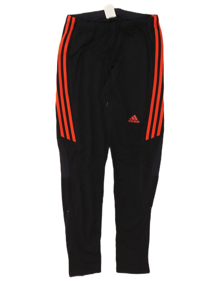 Męskie spodnie dresowe Adidas XL, czarny, poliester z blokami kolorów