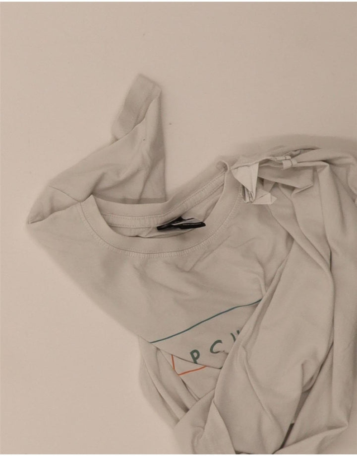 Chłopięcy T-shirt z grafiką Rip Curl, 13-14 lat, biała bawełna