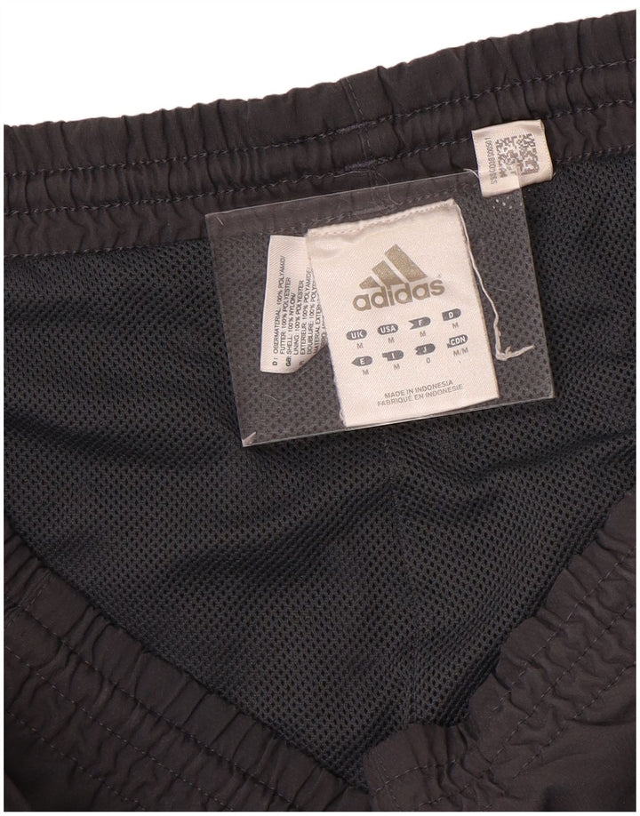 Męskie spodnie dresowe Adidas, średnioszare, poliamidowe