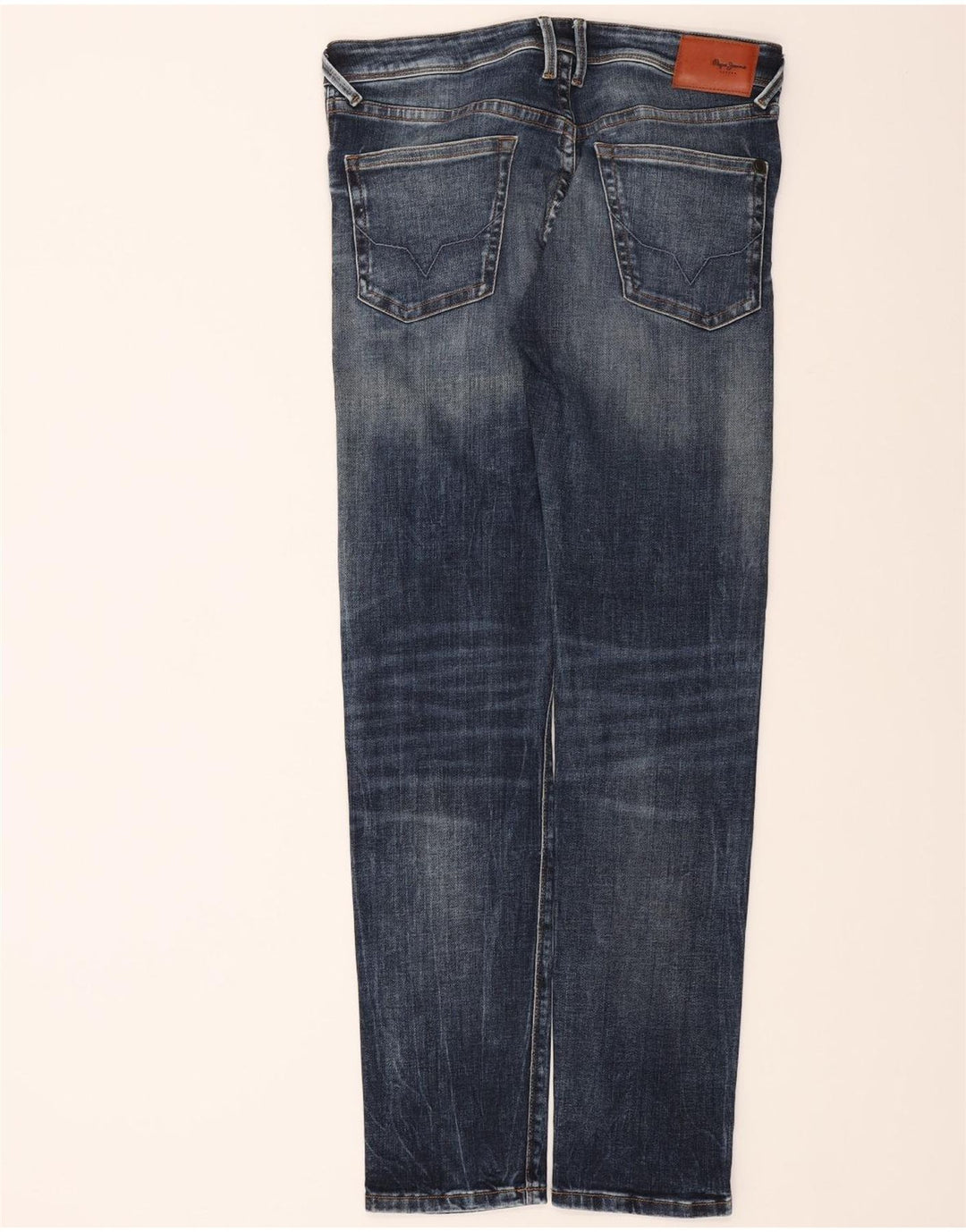 PEPE JEANS Mens Slim Jeans W32 L34 Navy Blue Cotton Vintage PEPE Jeans and Second-Hand PEPE Jeans from Messina Hembry 