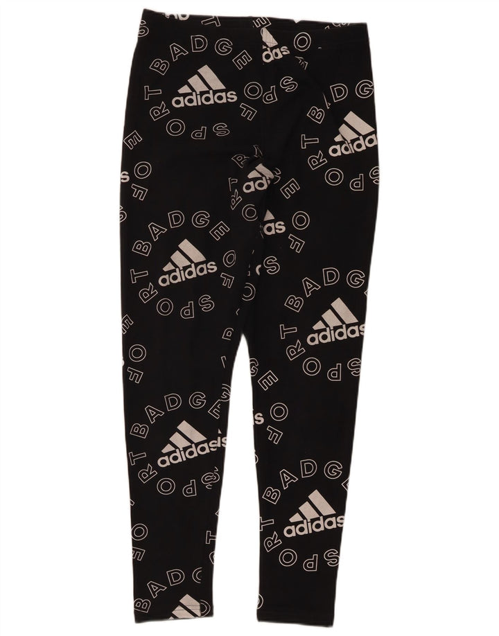 Damskie legginsy Adidas Graphic UK 12/14 Medium Black