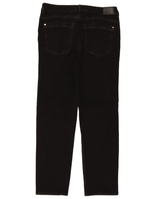 MARKS & SPENCER Damskie Sienna Straight Jeans UK 16 Large W32 L30 Czarny