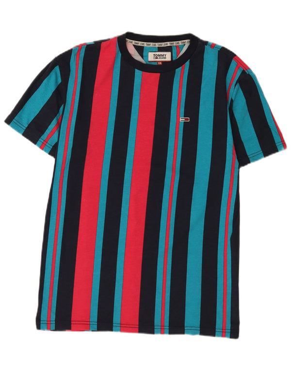 Tommy Hilfiger Mens T-Shirt Top XS Multicoloured Striped