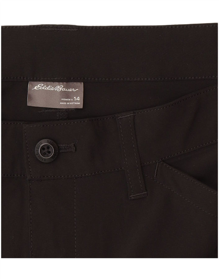 Damskie spodenki codzienne Eddie Bauer US 14 XL W34 Czarny poliester