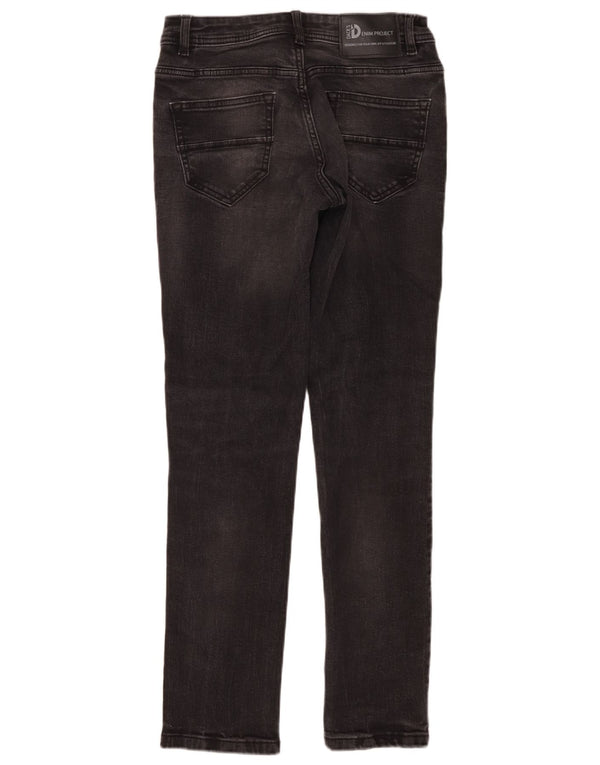 Dack's Męskie jeansy slim IT 44 XS W30 L30 Szara bawełna