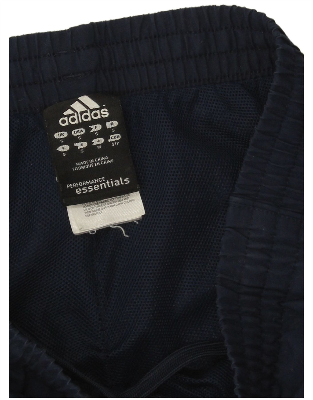 Męskie spodenki sportowe Adidas, małe, granatowe, poliestrowe