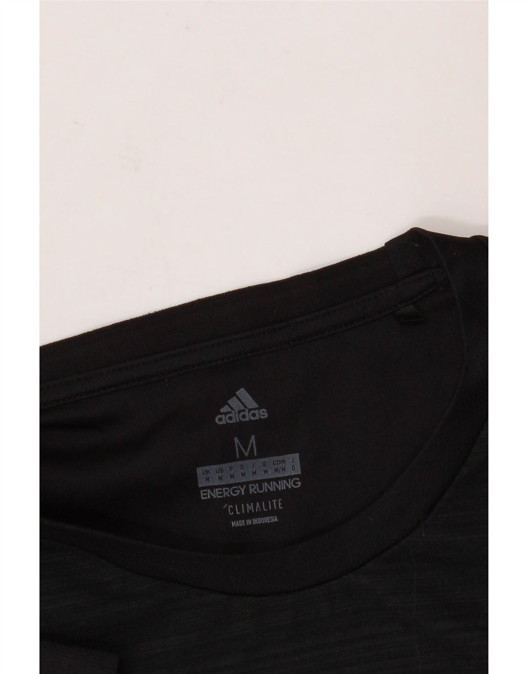 Męska koszulka ADIDAS Climalite Top w średnie czarne prążki