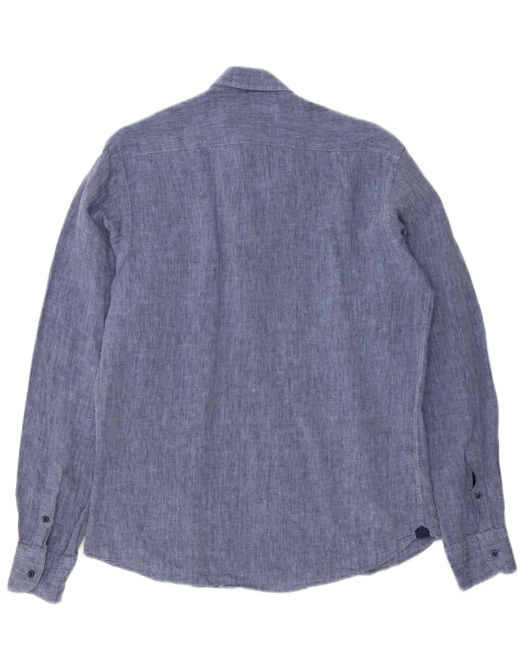 Koszula męska Massimo Dutti, średnioniebieska, lniana