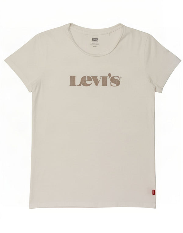 Damska koszulka z grafiką Levi's Top UK 10 Small White
