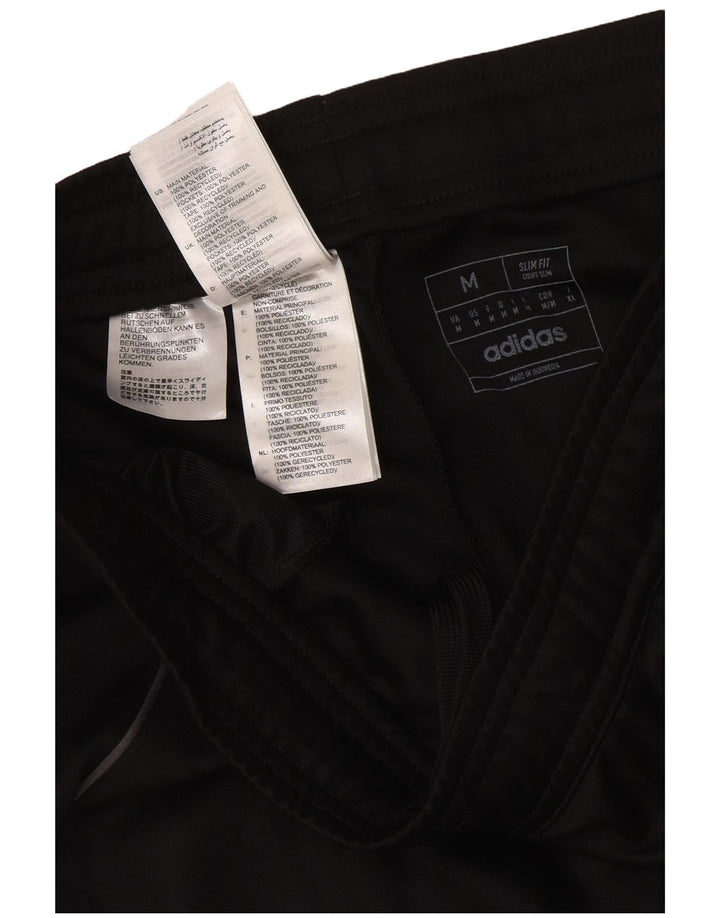Męskie spodnie dresowe Adidas Aeroready Slim Fit, średni czarny poliester