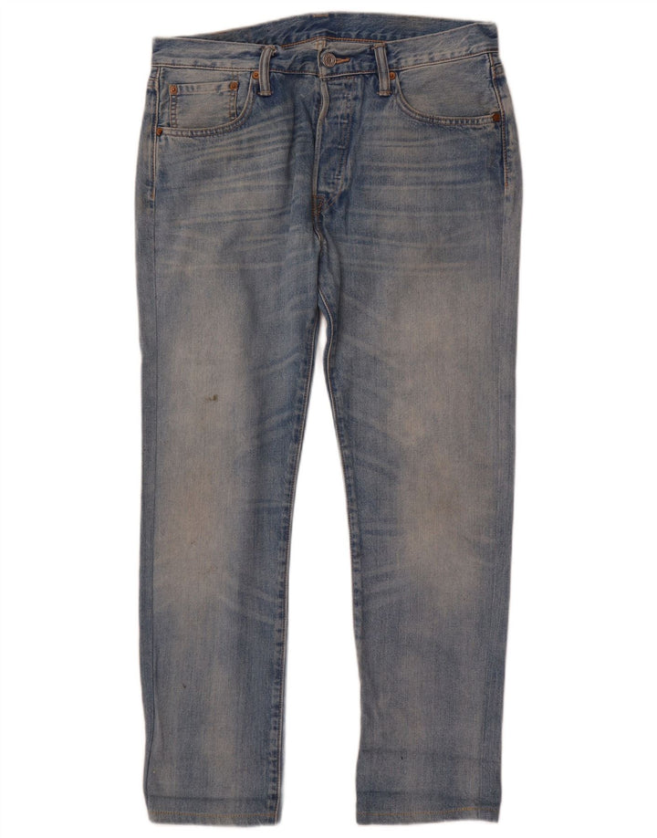 Męskie jeansy Levi's 501 Straight W32 L29 Niebieskie bawełniane