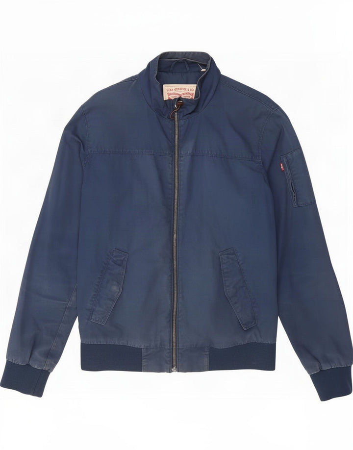 Męska kurtka bomberka Levi's UK 38 Średni granatowy, bawełniany