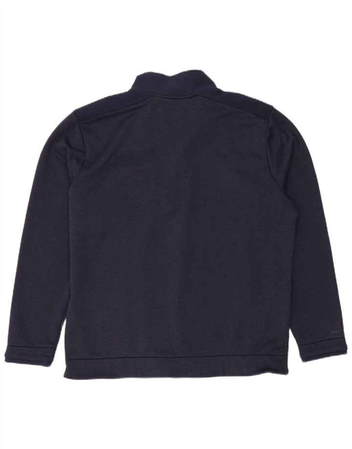 UNDER ARMOUR Męski sweter z zamkiem błyskawicznym XL, granatowy, poliester