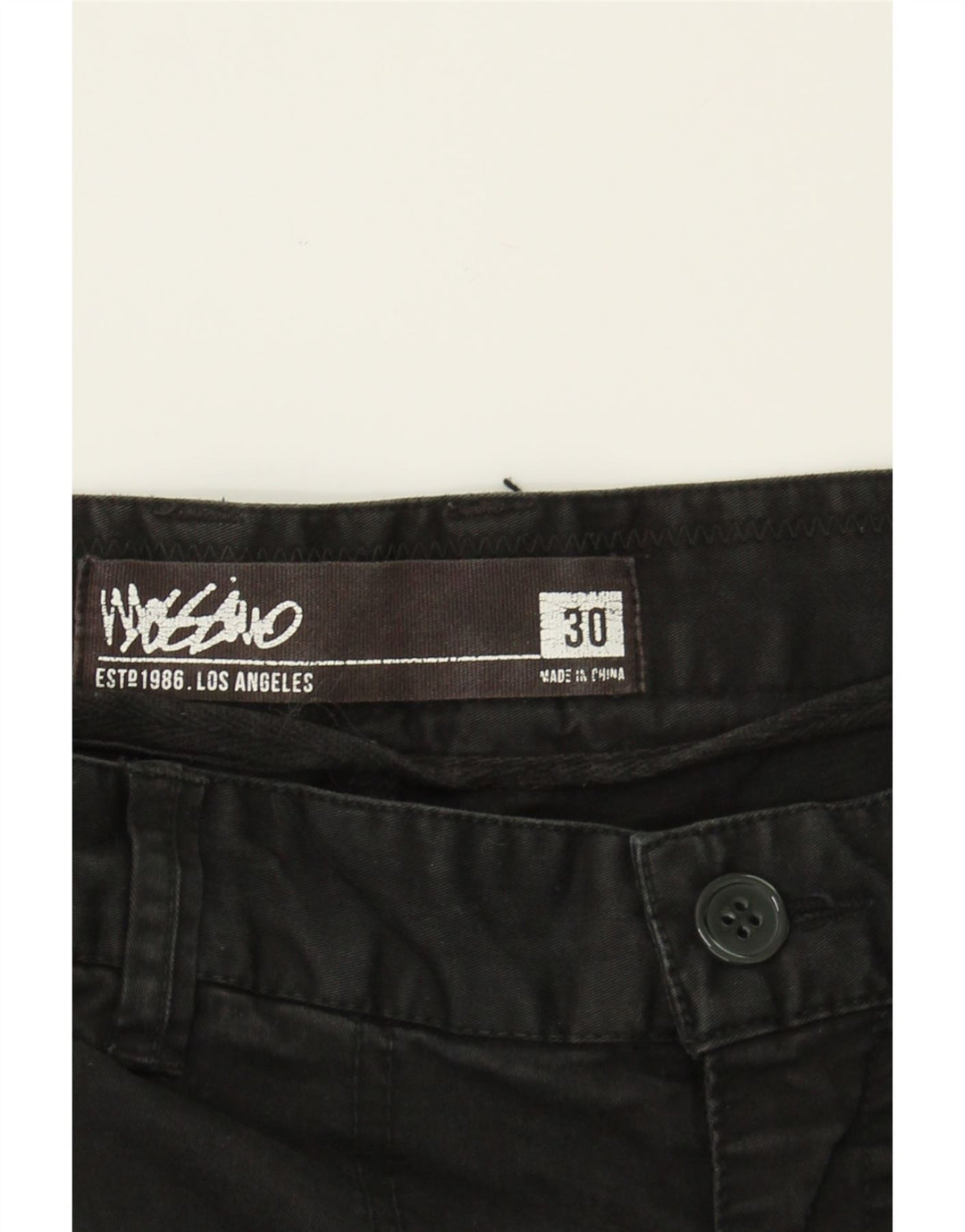 MOSSIMO Womens Slim Cargo Trousers W30 L31 Black Cotton Vintage Mossimo and Second-Hand Mossimo from Messina Hembry 