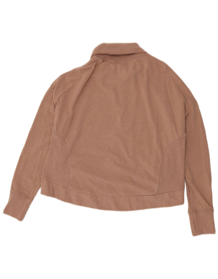 Sweaty Betty Damska bluza oversize z wywijanym dekoltem, UK 14, średni róż