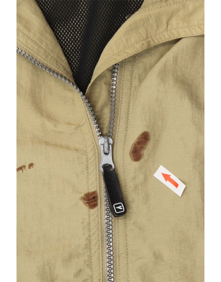 Męska kurtka przeciwdeszczowa z kapturem Diadora UK 38, średni khaki, poliamid