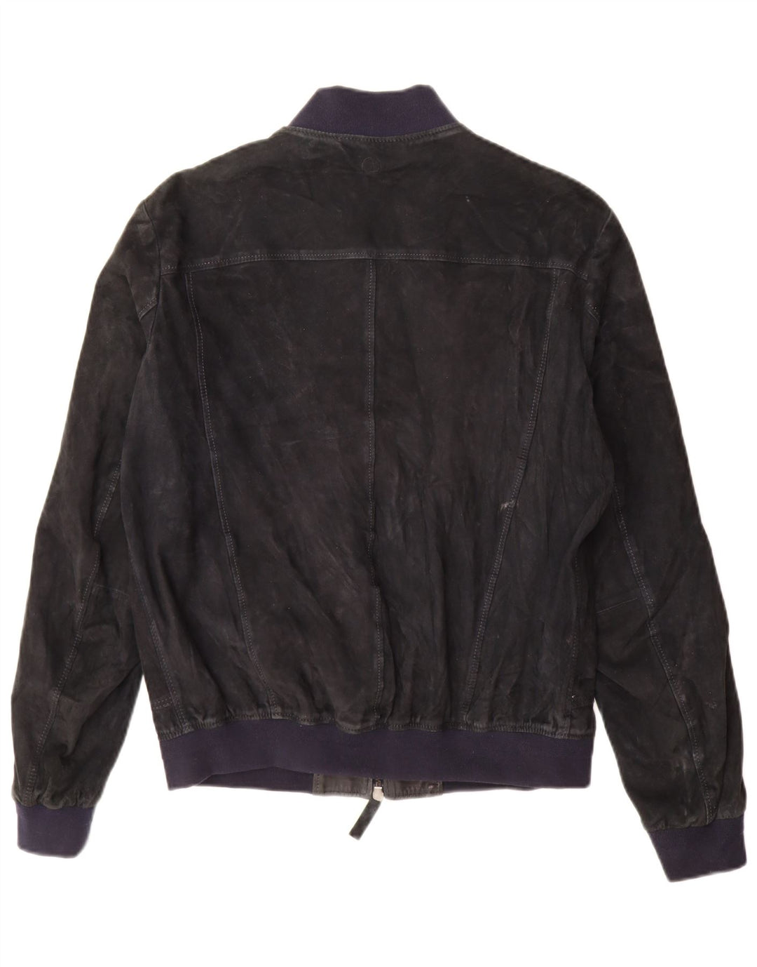 Damska zamszowa kurtka bomber Jeckerson UK 18 XL granatowa