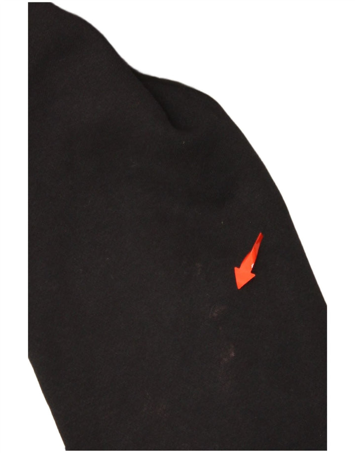 Chłopięcy sweter z kapturem i zamkiem NIKE Air Graphic 13-14 lat XL, czarny, z blokami kolorów