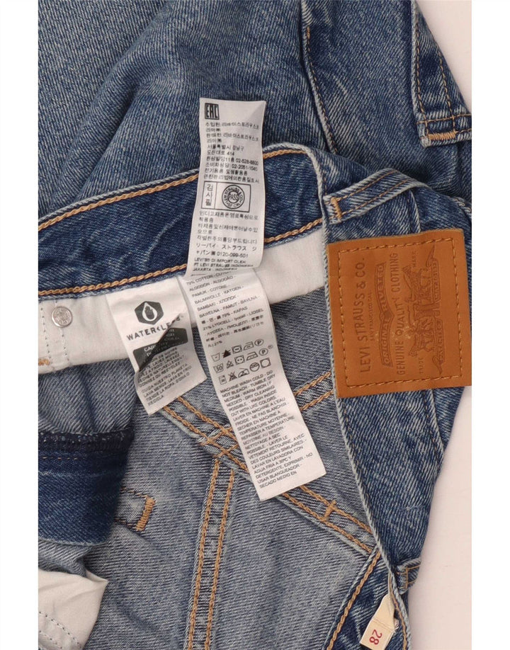 Damskie spodenki jeansowe Levi's W28 Średni niebieski, bawełniany