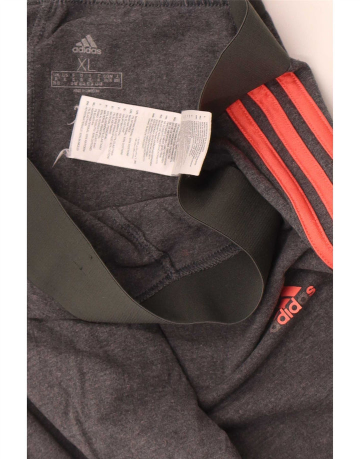 Legginsy damskie Adidas XL, szare, bawełniane