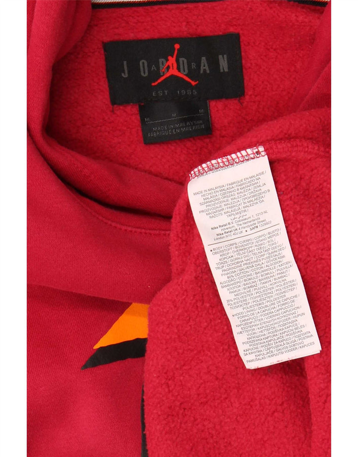 Męski sweter z kapturem Jordan Graphic, średni różowy, bawełniany