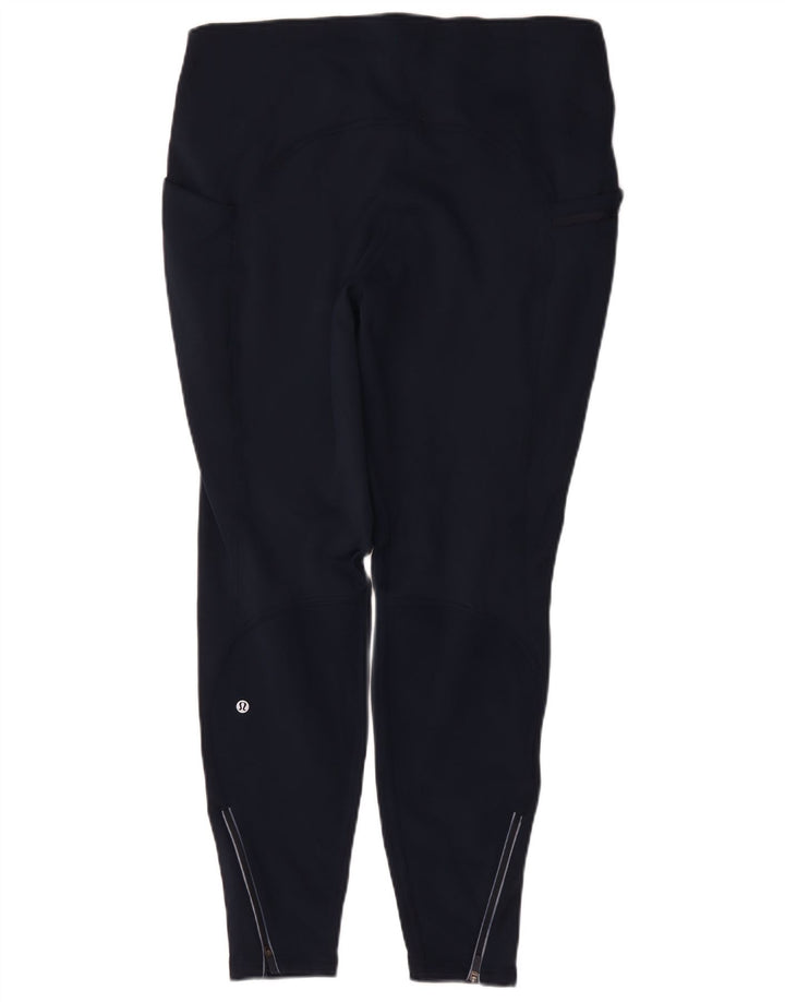 Legginsy damskie Lululemon US 14 XL Granatowy poliester