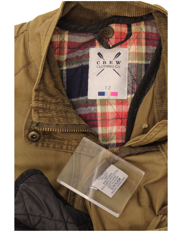 Damska kurtka użytkowa Crew Clothing UK 12, średnia bawełna khaki