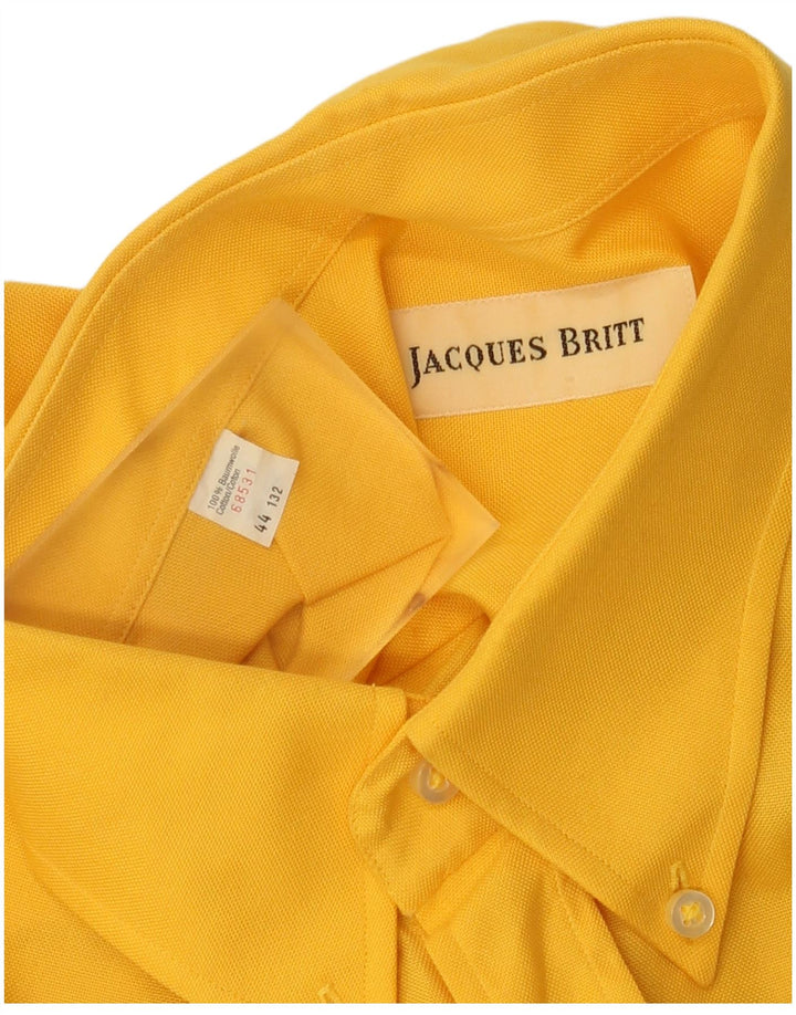 Koszula męska Jacque Britt, rozmiar 44 XL, żółta, bawełniana