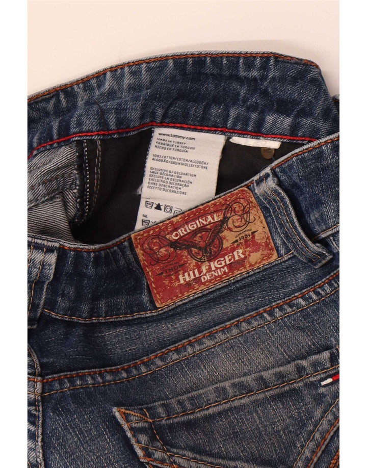 Damskie jeansy Bootcut Tommy Hilfiger W28 L34 Niebieska bawełna