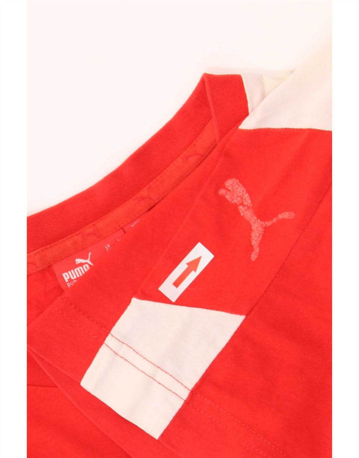 Męska koszulka z grafiką Puma Top w kolorze średnio czerwonym