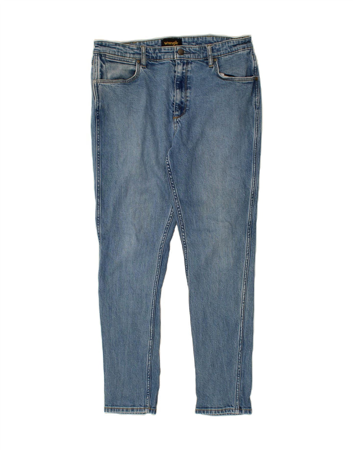 WRANGLER Womens Slim Jeans W34 L29  Blue Cotton Vintage Wrangler and Second-Hand Wrangler from Messina Hembry 