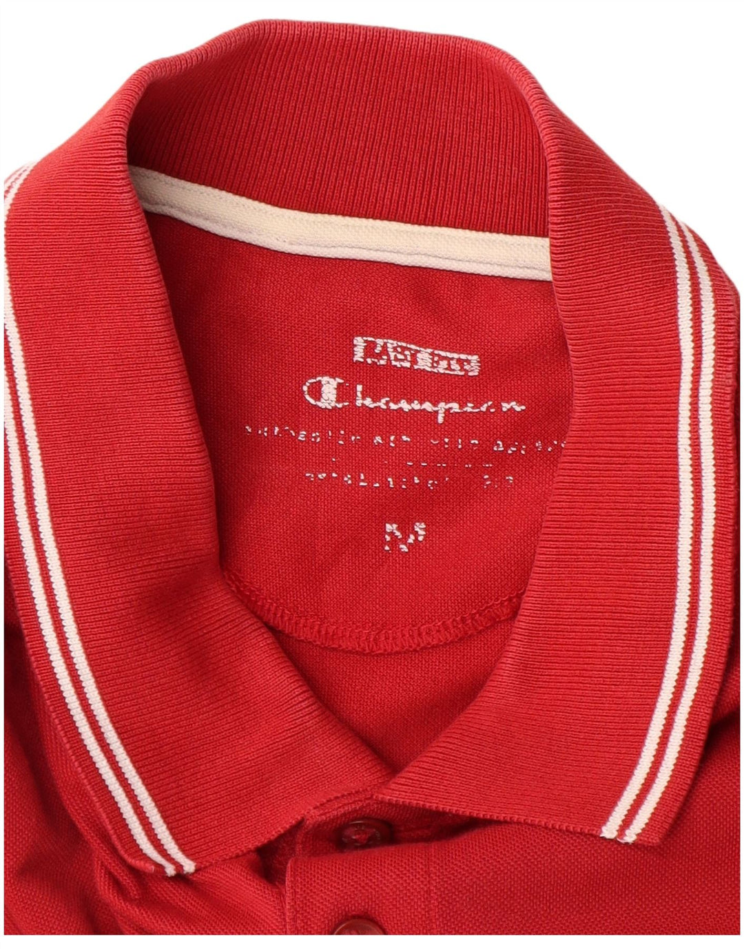 Męska koszulka polo Champion Easy Fit, średnia czerwona, bawełniana