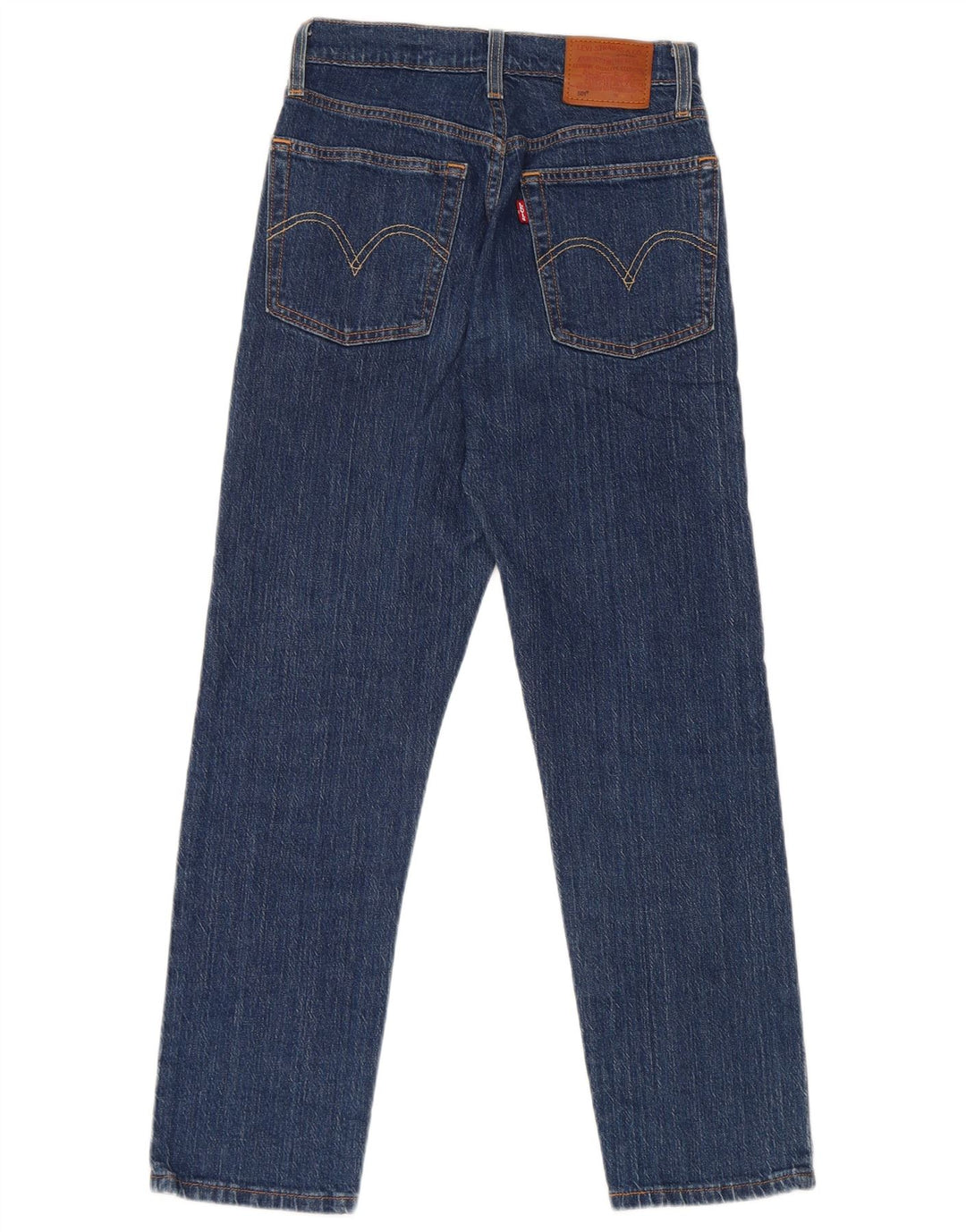 Damskie dżinsy Levi's 501 Straight W24 L26 Niebieskie bawełniane