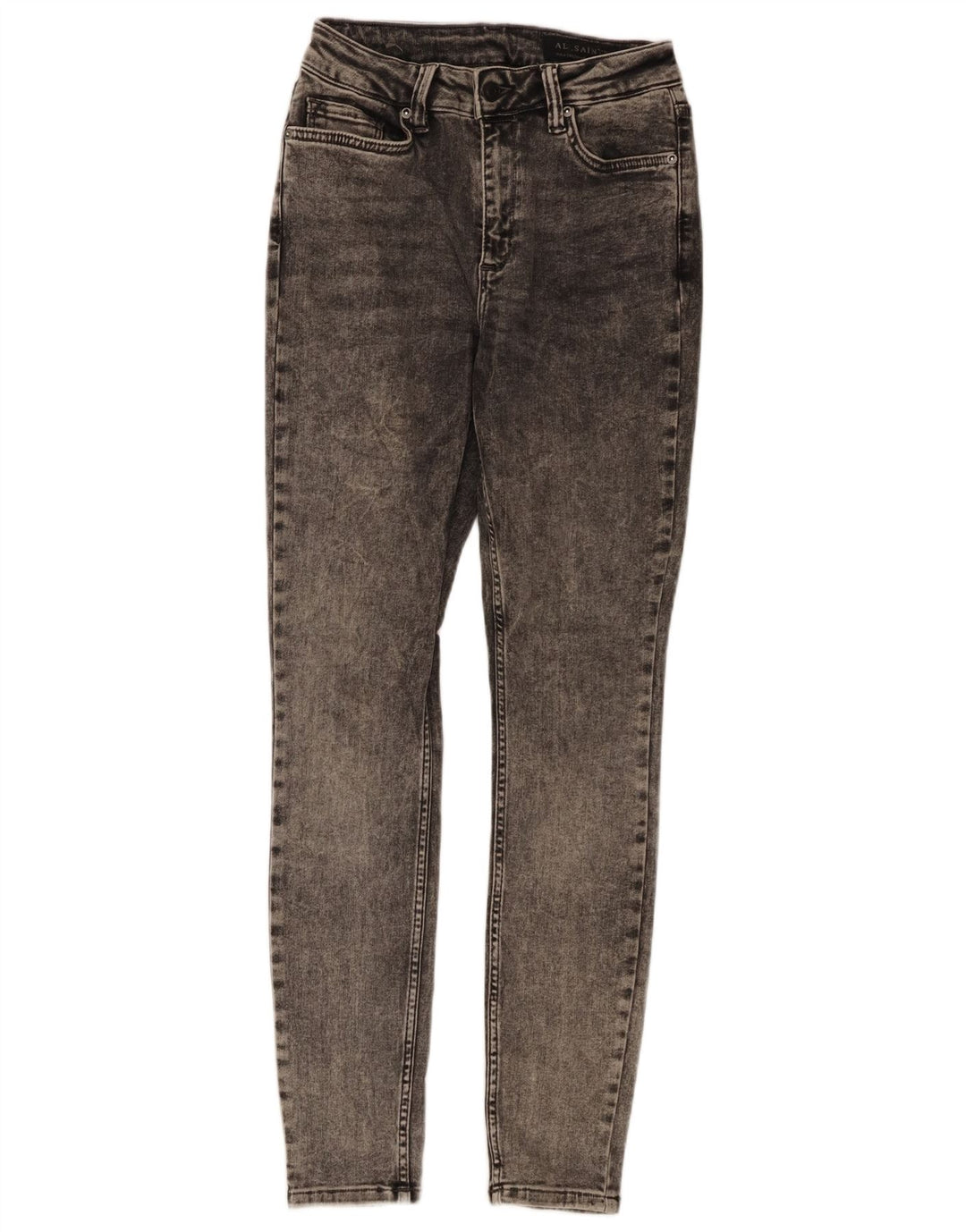 ALL SAINTS Damskie jeansy skinny Medium W28 L29 Szara bawełna