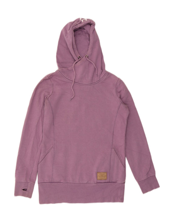 Damski sweter z kapturem i grafiką O'Neill UK 10, mały, fioletowy, bawełniany