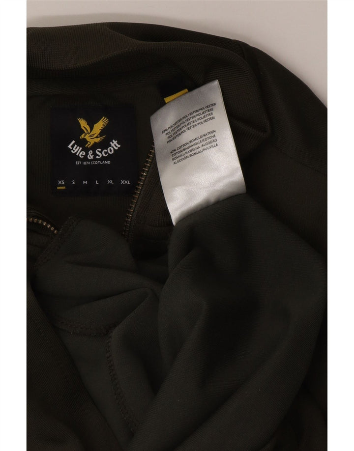 Damska kurtka dresowa LYLE & SCOTT UK 6 XS, poliester khaki