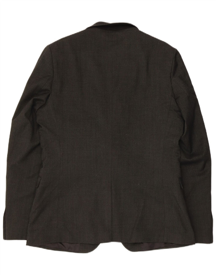 Męska marynarka Ben Sherman zapinana na 2 guziki IT 42 XL Czarna wełna