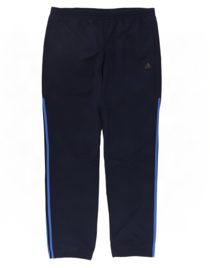 Męskie spodnie dresowe Adidas, duże, granatowe