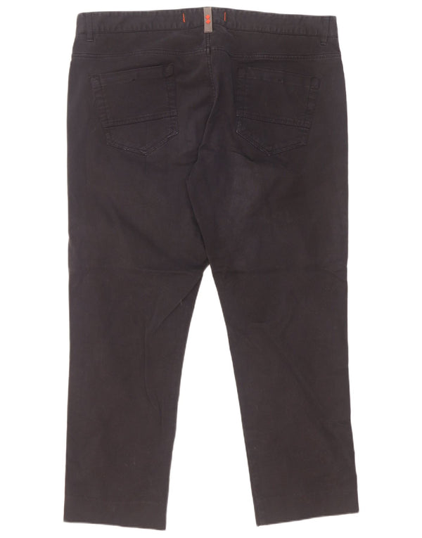 Spodnie męskie Slam Slim Casual IT 54 2XL W38 L27 Granatowa bawełna