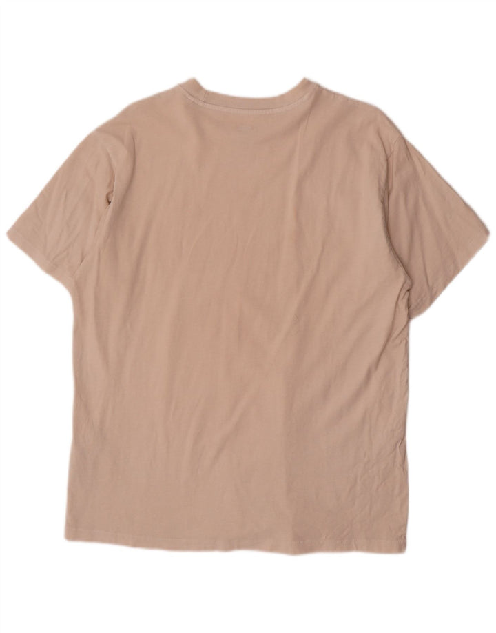 Męski t-shirt Levi's w stylu vintage, top średnio beżowy, bawełniany