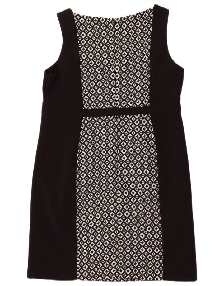 PRINCIPLES Womens Sleeveless Sheath Dress UK 16 Large Black Geometric