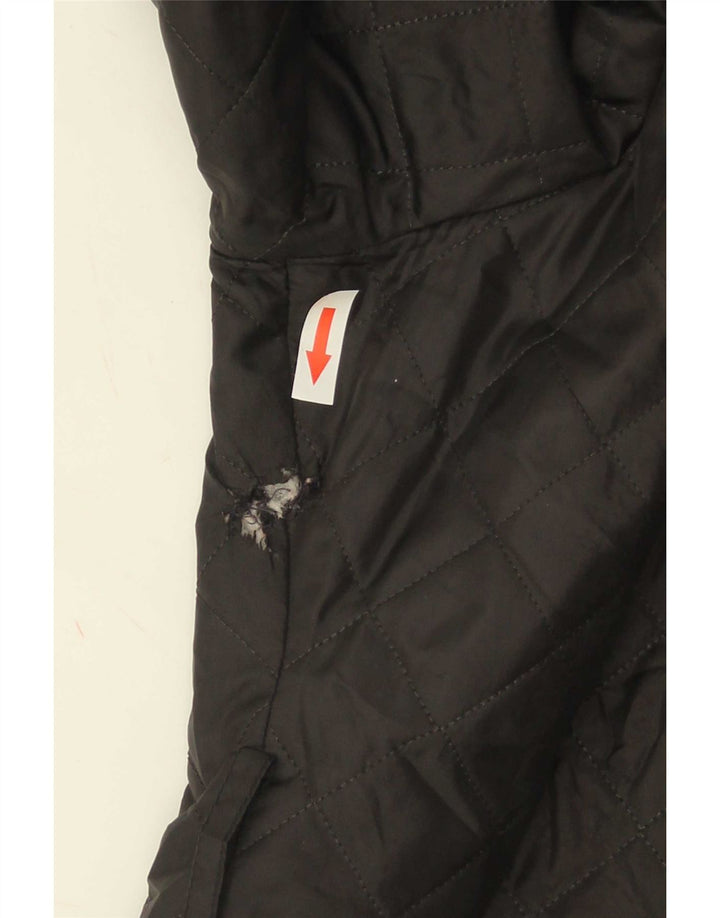 Marks & Spencer Damski pikowany płaszcz UK 18 XL, czarny poliester