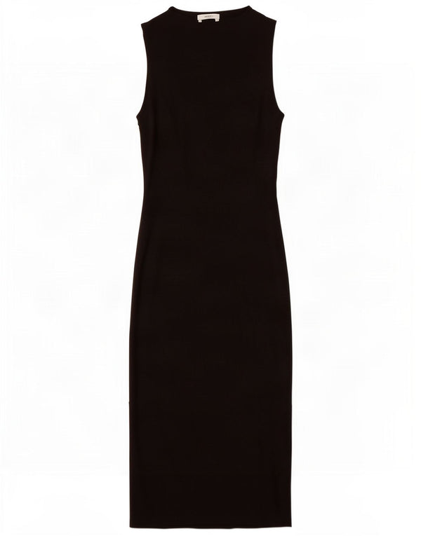 Damska obcisła sukienka bez rękawów Zara, dopasowana, UK 18 XL, czarna bawełna