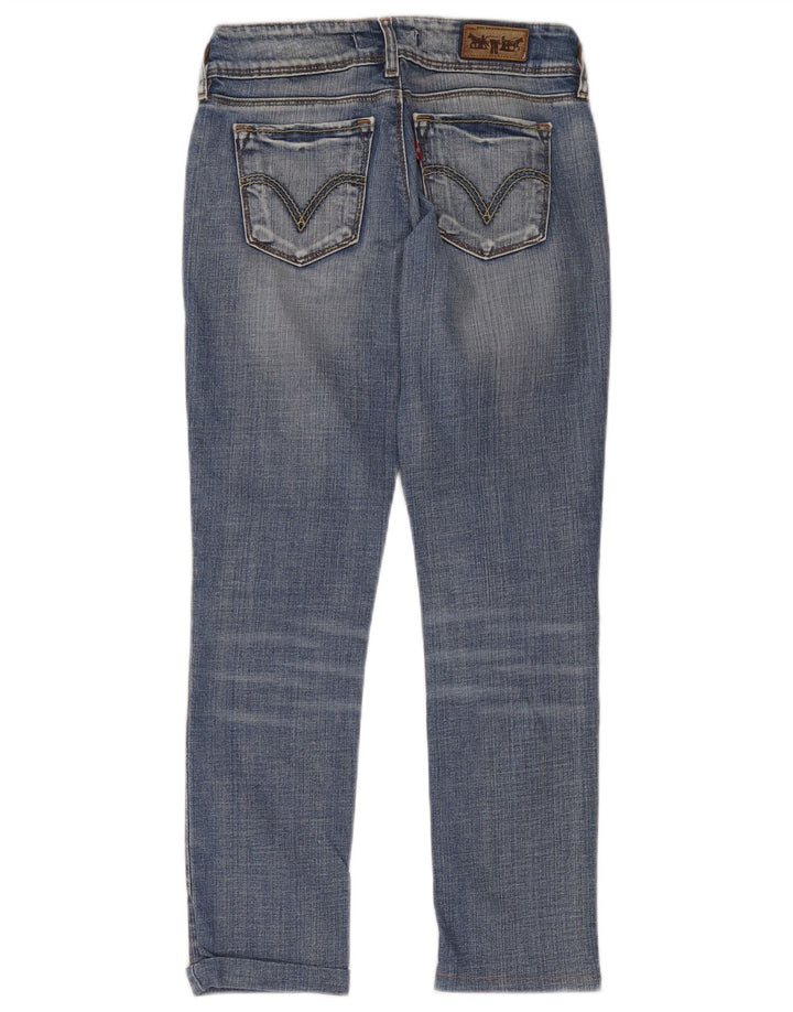 Damskie jeansy Levi's 571 Slim W27 L34 Niebieskie bawełniane