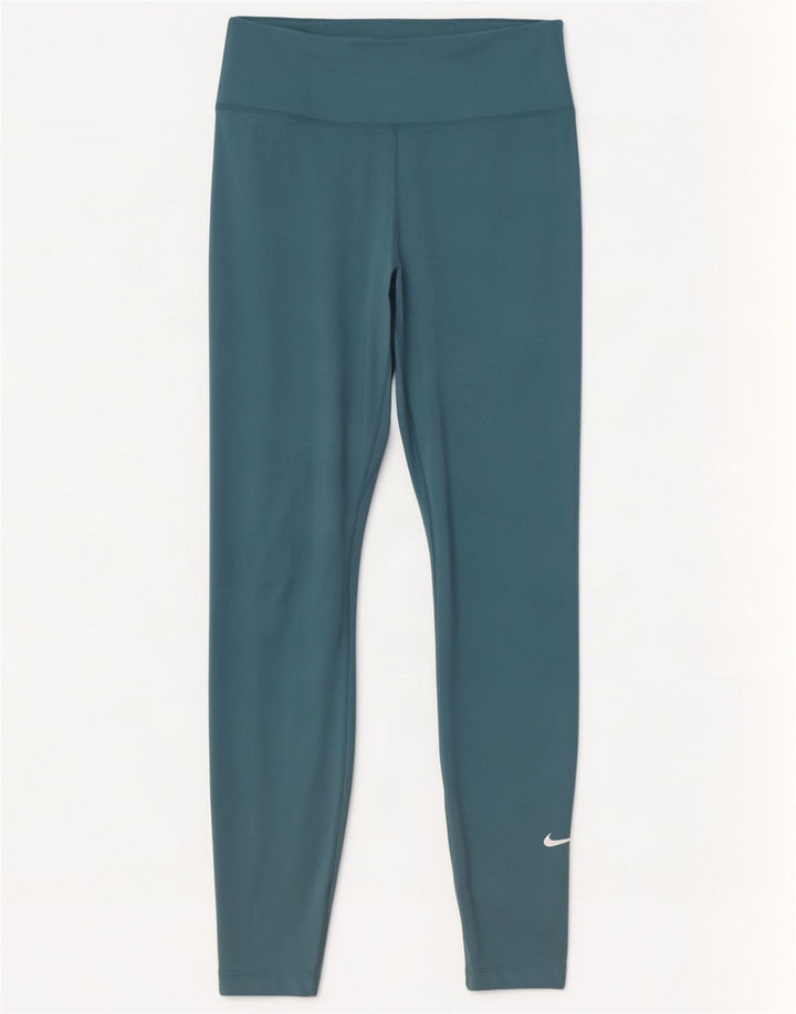 Damskie legginsy Nike Dri Fit UK 8, małe, niebieskie, poliestrowe