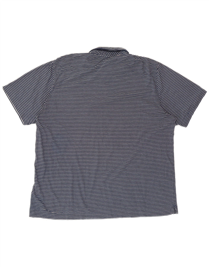 Męska koszulka polo VINEYARD VINES o klasycznym kroju XL, granatowa, bawełniana w prążki