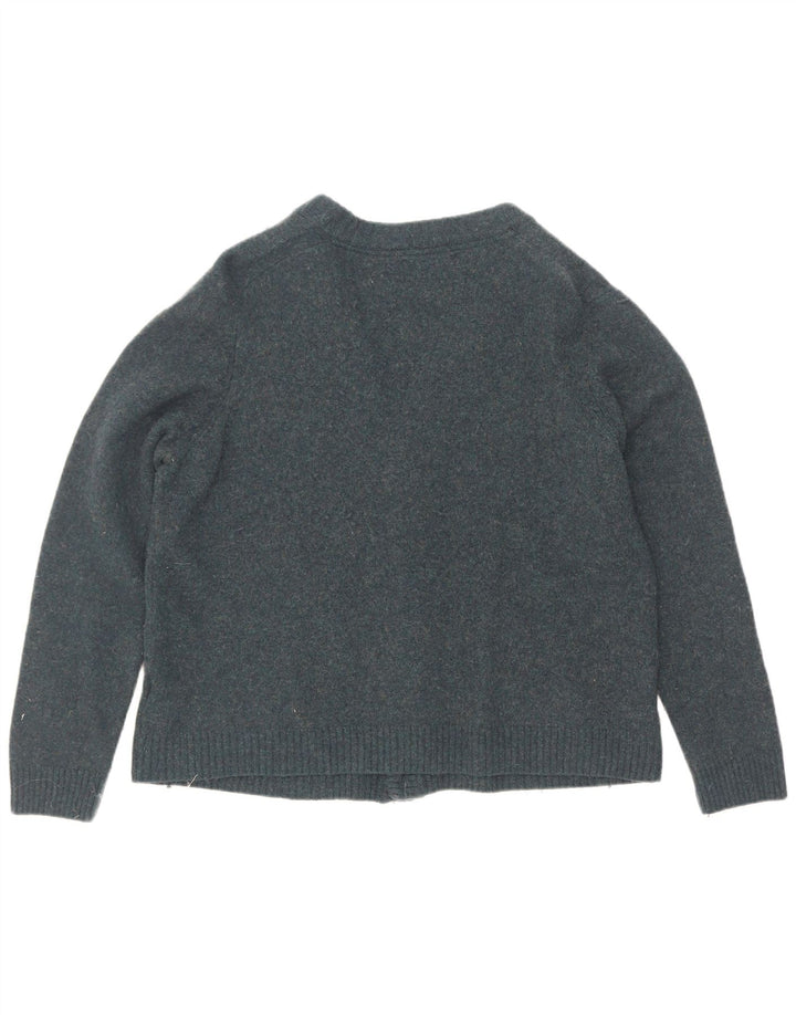 Marks & Spencer Męski sweter kardigan 2XL Niebieska wełna
